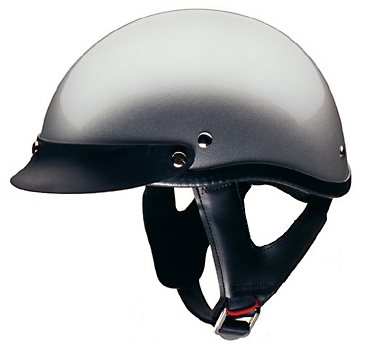 Half Helmet - Gloss - Silver