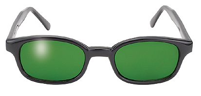 Original KD Sunglasses - Black Frame / Dark Green Lens - Click Image to Close