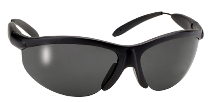 Open Frame Bomb Sunglasses - Black Frame / Smoke Lens