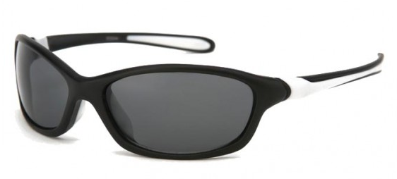 Full Frame Ice Ocean Sunglasses - Black Frame / Smoke Lens