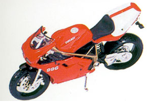 Ducati 996 Die-Cast Model - Click Image to Close