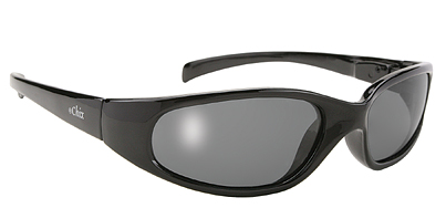 Full Frame Heavenly Polarized Sunglasses - Black Frame/Grey Lens