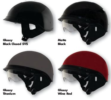 Half Helmet - Matte/Gloss - Alto DDV SVS - Solid Colors