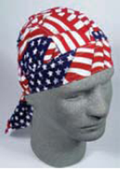 Basic Headwrap - American Flag