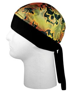 Stretch Bandana - Z-Wrap - Inferno Skull