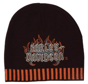 Knit Skull Cap - Harley Davidson - Click Image to Close