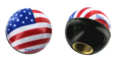 Trik Topz - Valve Caps - American Flag