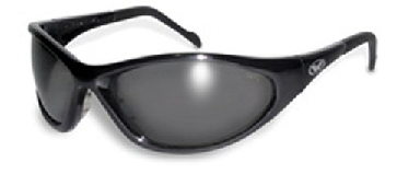 Full Frame Flexer Safety Glasses - Black Frames / Lens Vary