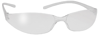 Open Frame Skinny Joes Sunglasses - Clear Frame / Clear Lens