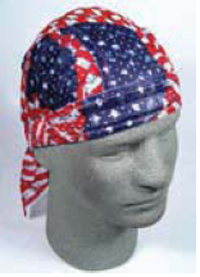 Vented Headwrap - US American Flag