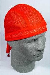 Vented Headwrap - Red